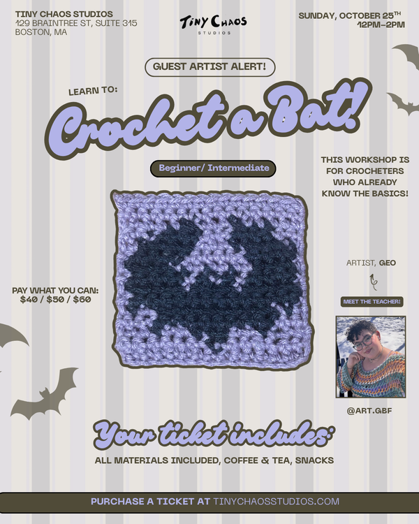 The Bat Pouch: Crochet Class!