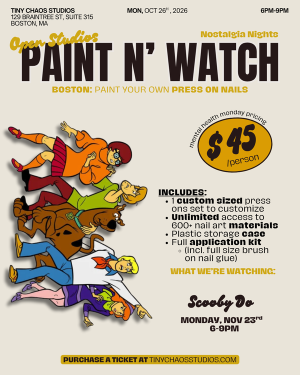 Paint n' Watch: Scooby Do - Open Studios