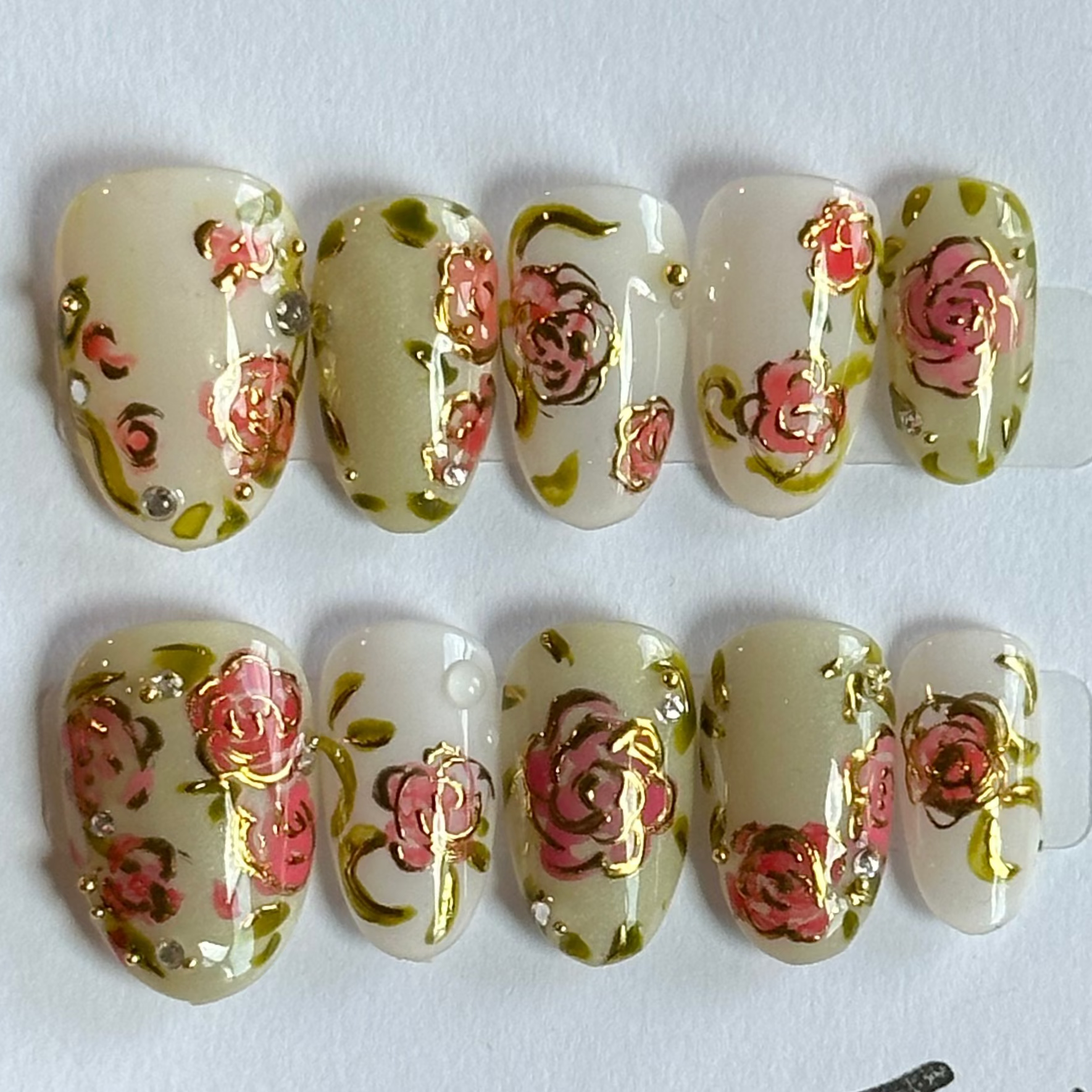 Press Ons Class: Water Color Roses