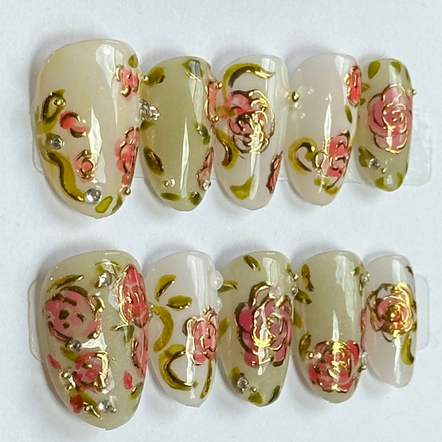 Press Ons Class: Water Color Roses