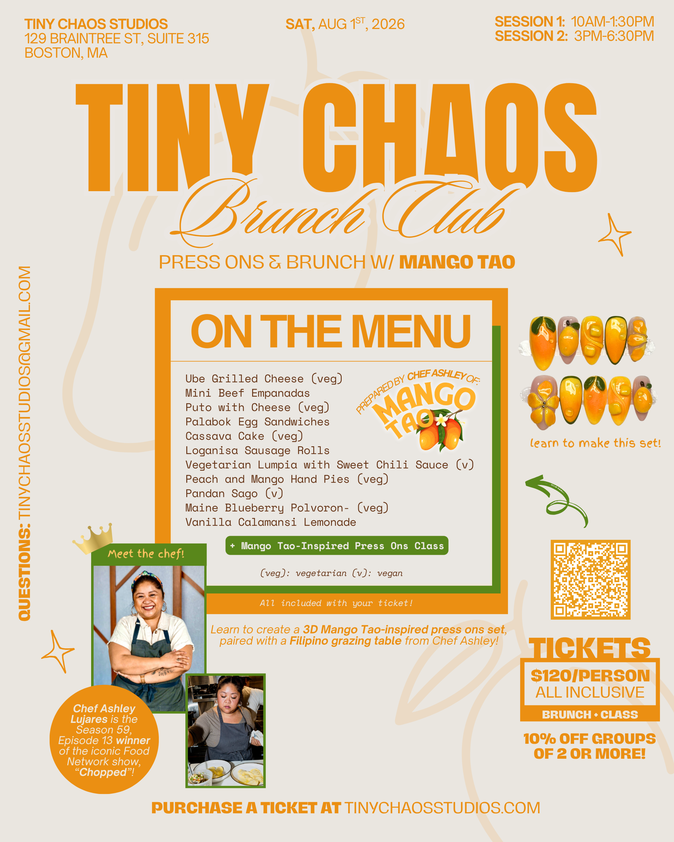 Tiny Chaos x Mango Tao Social: Filipino Bites & Press-On Nights